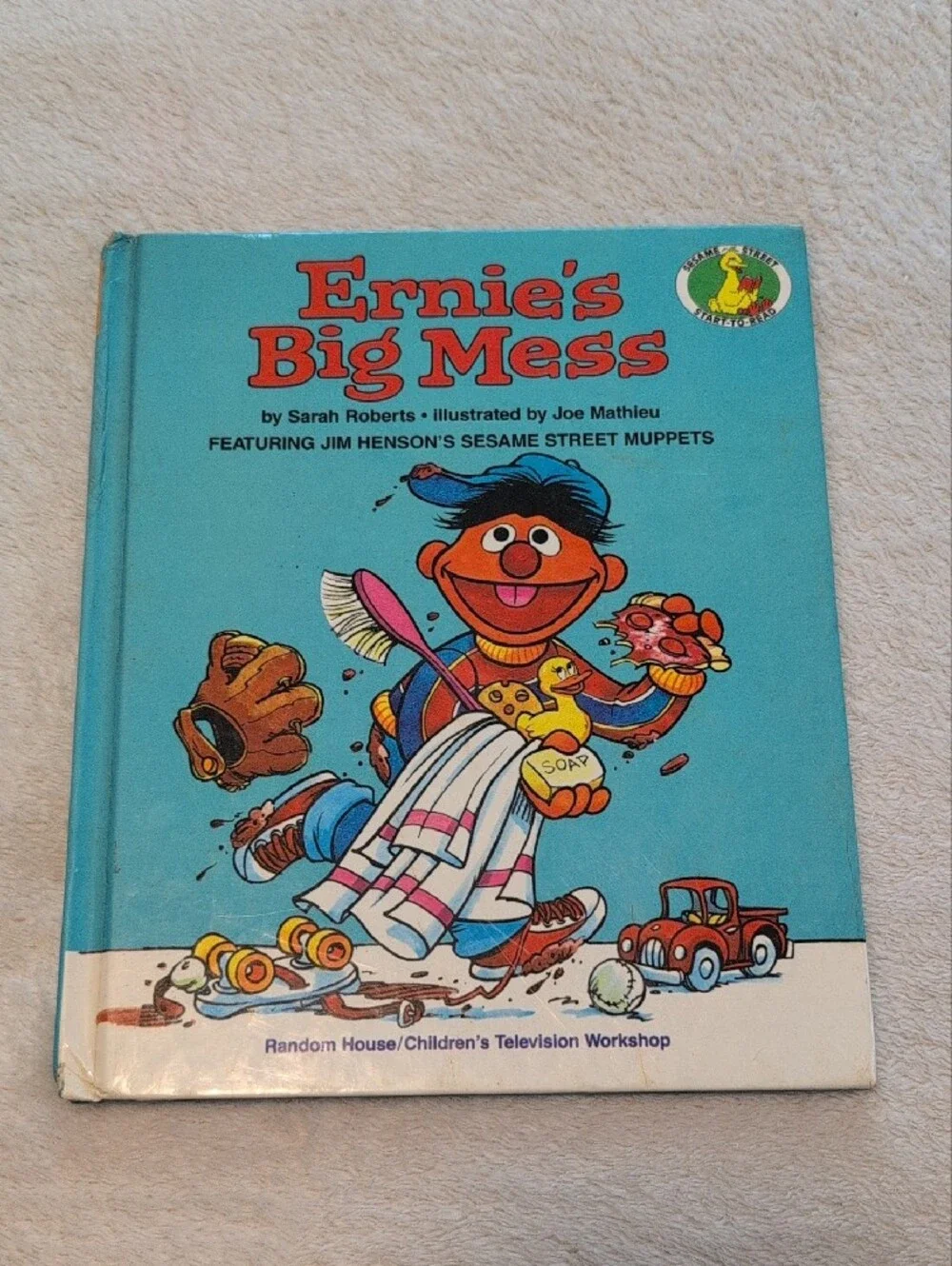 Sesame Street Board Book Bundle Ernie Grover Early Readers Vintage Kids